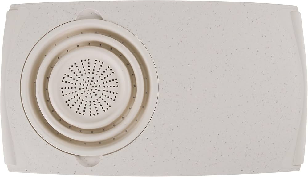Dexas Over the Sink PolyFiber Flax Cutting Board with Collapsible Colander Strainer, 11.5 x 20", ... | Amazon (US)