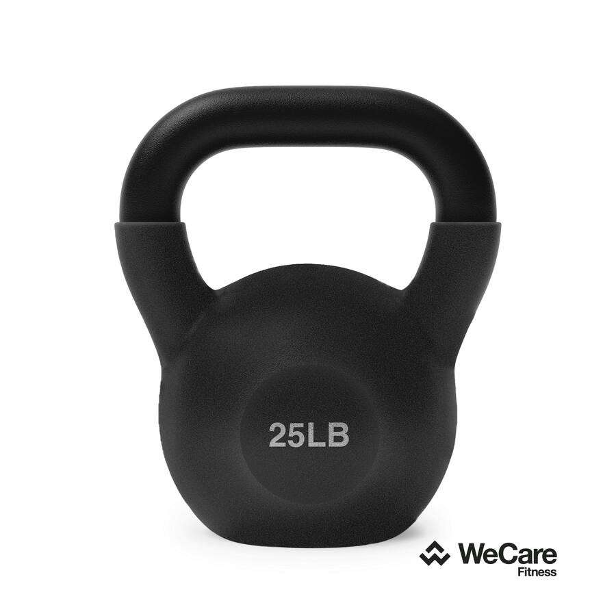 WeCare - Fitness Kettlebell 25 Lb - Black | Best Buy U.S.