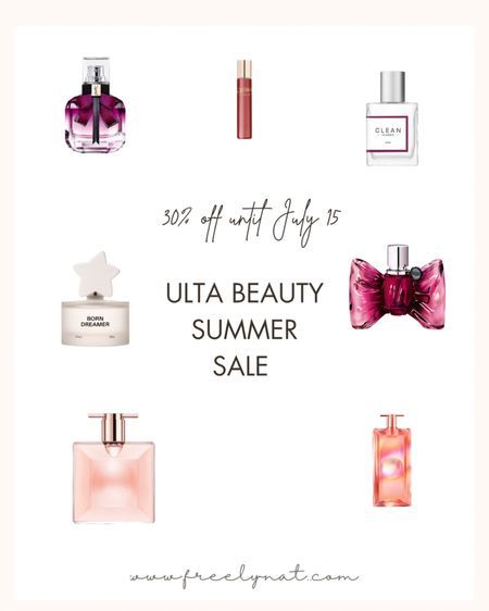 Summer fragrance sale is having now at Ulta! 

Here are my top picks! 

Smell goods, Ulta Beauty, women’s perfume 

#LTKbeauty #LTKunder50 #LTKsalealert