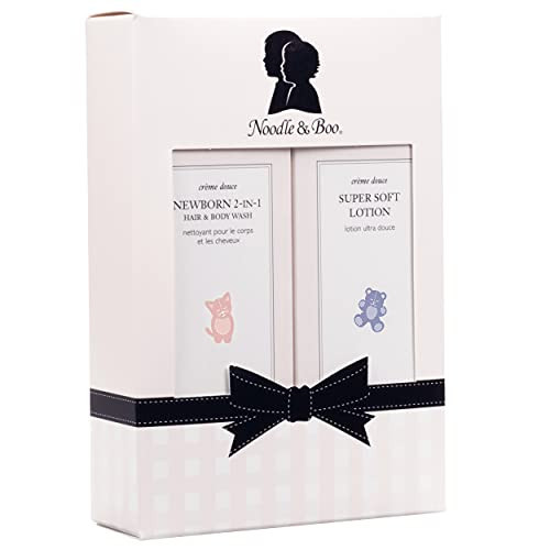 Noodle & Boo Bundle of Joy Newborn Baby Gift Set ; Newborn 2-in-1 Hair & Body Wash, Super Soft Baby Lotion | Amazon (US)