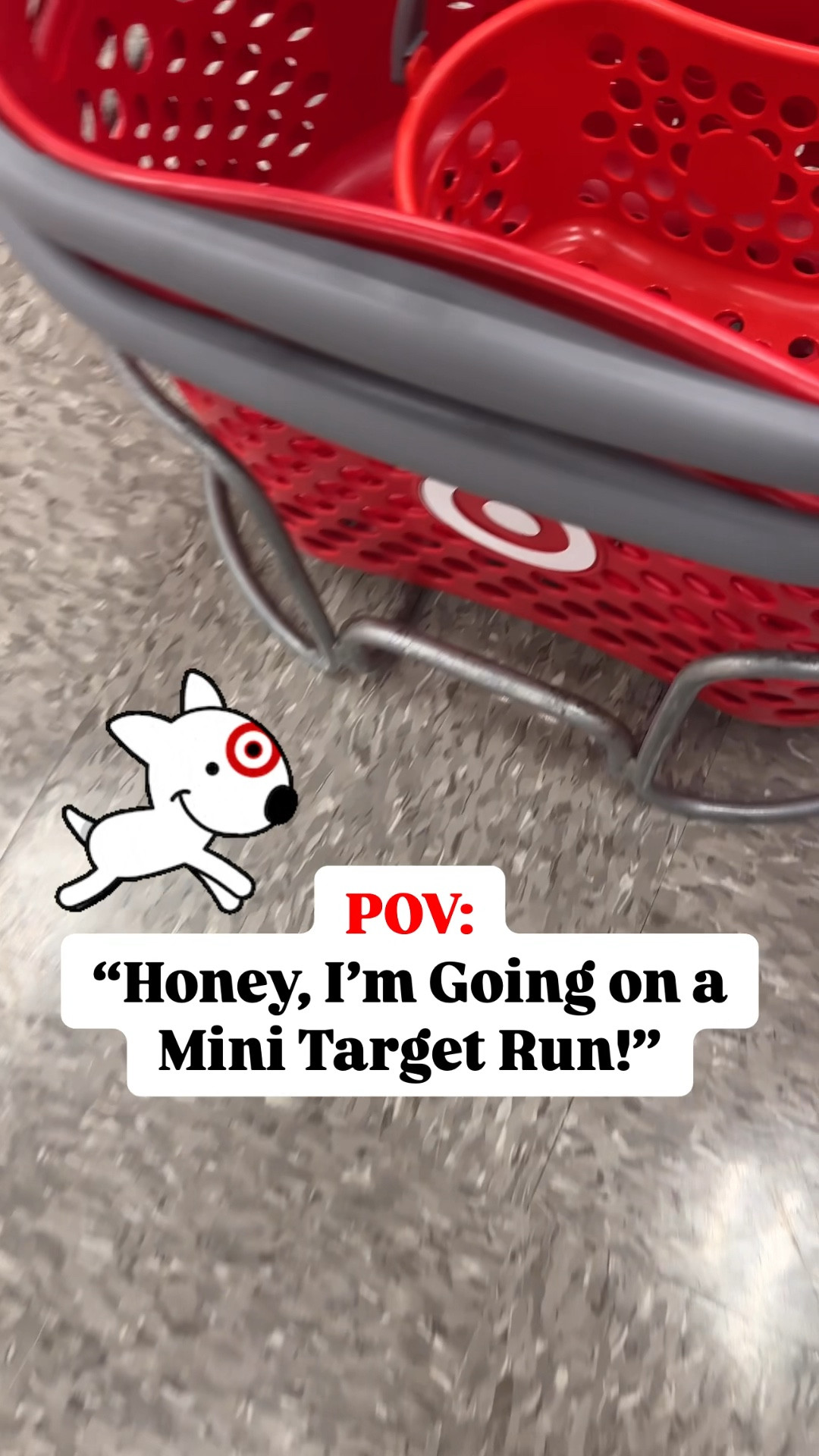 “Honey, I’m going on a mini Target run”…LITERALLY!!  How adorable are the new toy shopping baskets?!  I knew I “needed” the pink color as soon as I saw it, but the mini red basket wanted to go on a run with me today!  I picked up a few things and checked out with a team member who really thought they were new store baskets! 😂

BONUS surprise for me is that the mini foldable Bullseye tote really works!  I was expecting a pretend toy like the phone it came with!  It was the perfect size for my mini haul today! 😍

What’s going in YOUR little basket?

* Basket - $9.99


#target #targetstyle #targetfinds #christmas #mini #lifestyle #reelitfeelit #music #trend  #instagood #love #instadaily #cute #fun #instamood #igers #igdaily
#targetrun #viral #viralvideos #reels #reelsinstagram #trending #trendingreels #explore #exploremore #explorepage #foryou #foryoupage #fyp


#LTKGiftGuide #LTKKids #LTKWatchNow