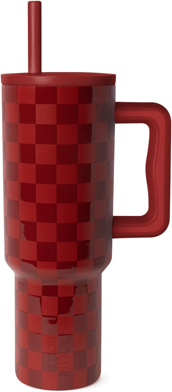 Simple Modern 40 oz Tumbler with Handle and Straw Lid | Leak-Proof Insulated Stainless Steel Wate... | Amazon (US)