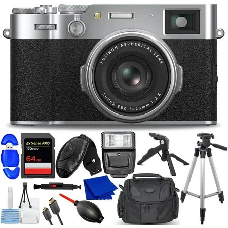 FUJIFILM X100VI Digital Camera (Silver) | Walmart (US)