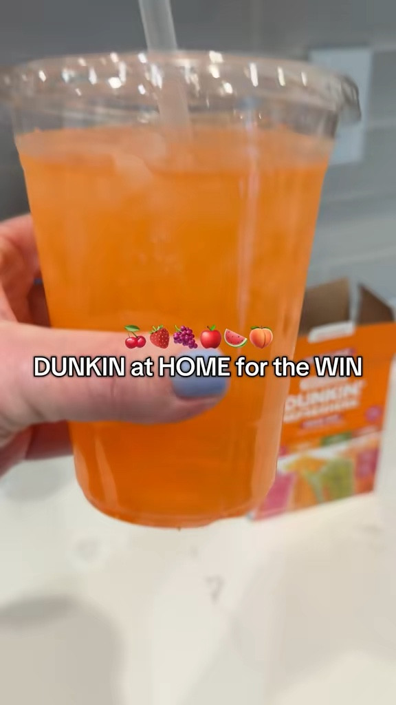 save money by ￼making Dunkin   refreshers at home- 

#LTKHome