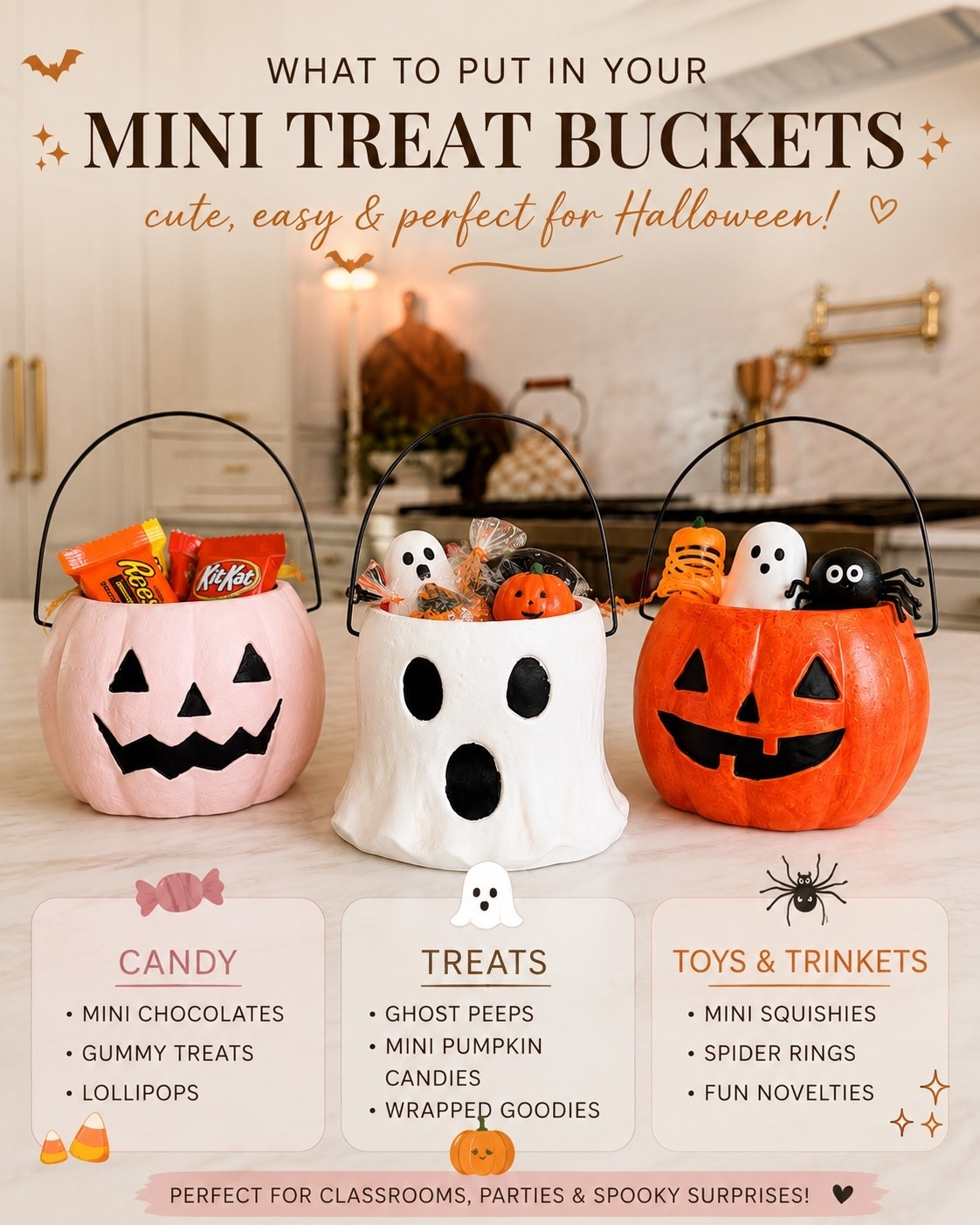 Here are some ideas as to how to fill these mini treat buckets from MudPie!!! 🩷🤍🧡 Absolutely love these!!

#LTKSeasonal #LTKHome