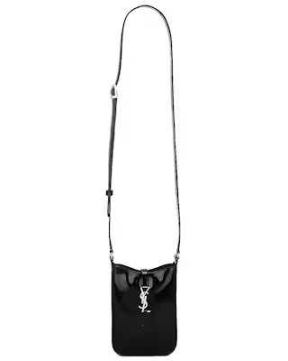 Saint Laurent Mini Le 5 A 7 North South Bag in Nero | FWRD | FWRD 