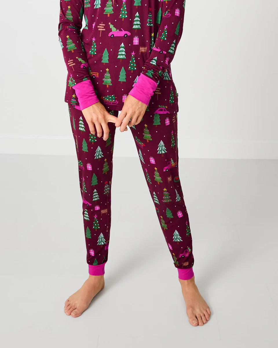 Cranberry Tree Traffic Women's Pajama Pants | Little Sleepies