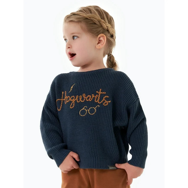 Modern Moments x Harry Potter Toddler Neutral Sweater, Sizes 12M-5T | Walmart (US)