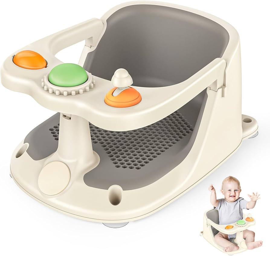 Baby Bath Seat for Babies 6 Months & Up - Non-Slip Toddler Bath Seat for Baby & Newborn with Suct... | Amazon (US)