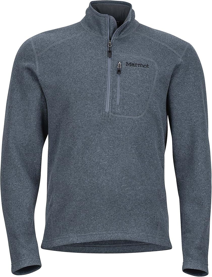 Marmot Men's Drop Line 1/2 Zip Pullover Lightweight 100-Weight Sweater Fleece Jacket | Amazon (US)