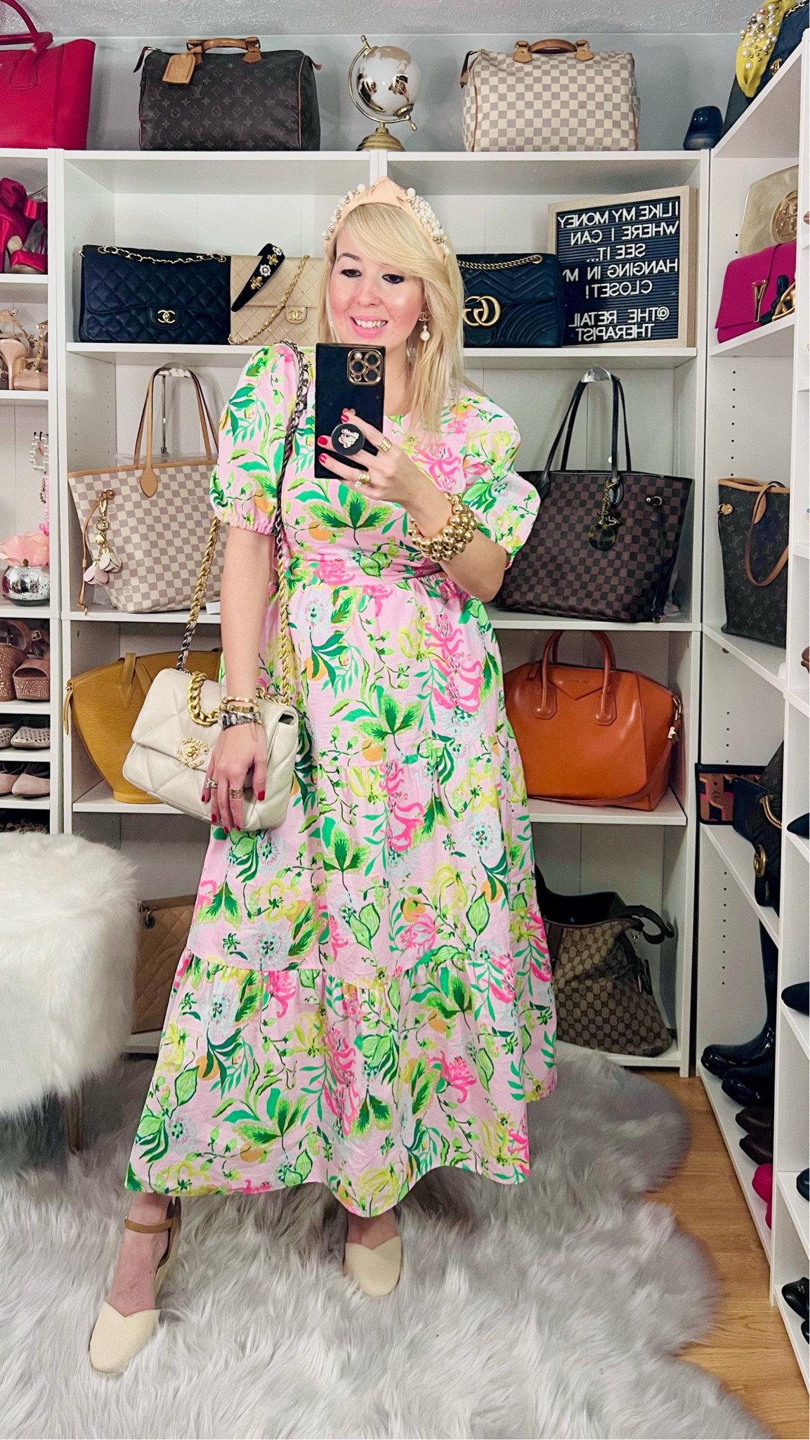 Spring Outfit - Floral Dresses

Dress - Lilly Pulitzer (On Sale Now!)
Handbag - Not Linkable. Fyi color not  (in stock ATM. (Pre-Loved options linked for the same color!)
Shoes - Walmart (Ordered them in 3 different colors!)
Earrings - Not Linkable (Linked my favorite pearl ones instead!)
Headband - Amazon 
Bookshelves - Target


#LTKSeasonal #LTKshoecrush #LTKsalealert