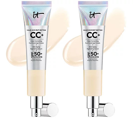 IT Cosmetics Supersize Duo Your Skin But Better CC Cream SPF 50 - QVC.com | QVC