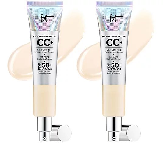 IT Cosmetics Supersize Duo Your Skin But Better CC Cream SPF 50 - QVC.com | QVC