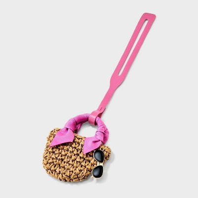 Straw Mini Tote Bag Charm - A New Day™ | Target