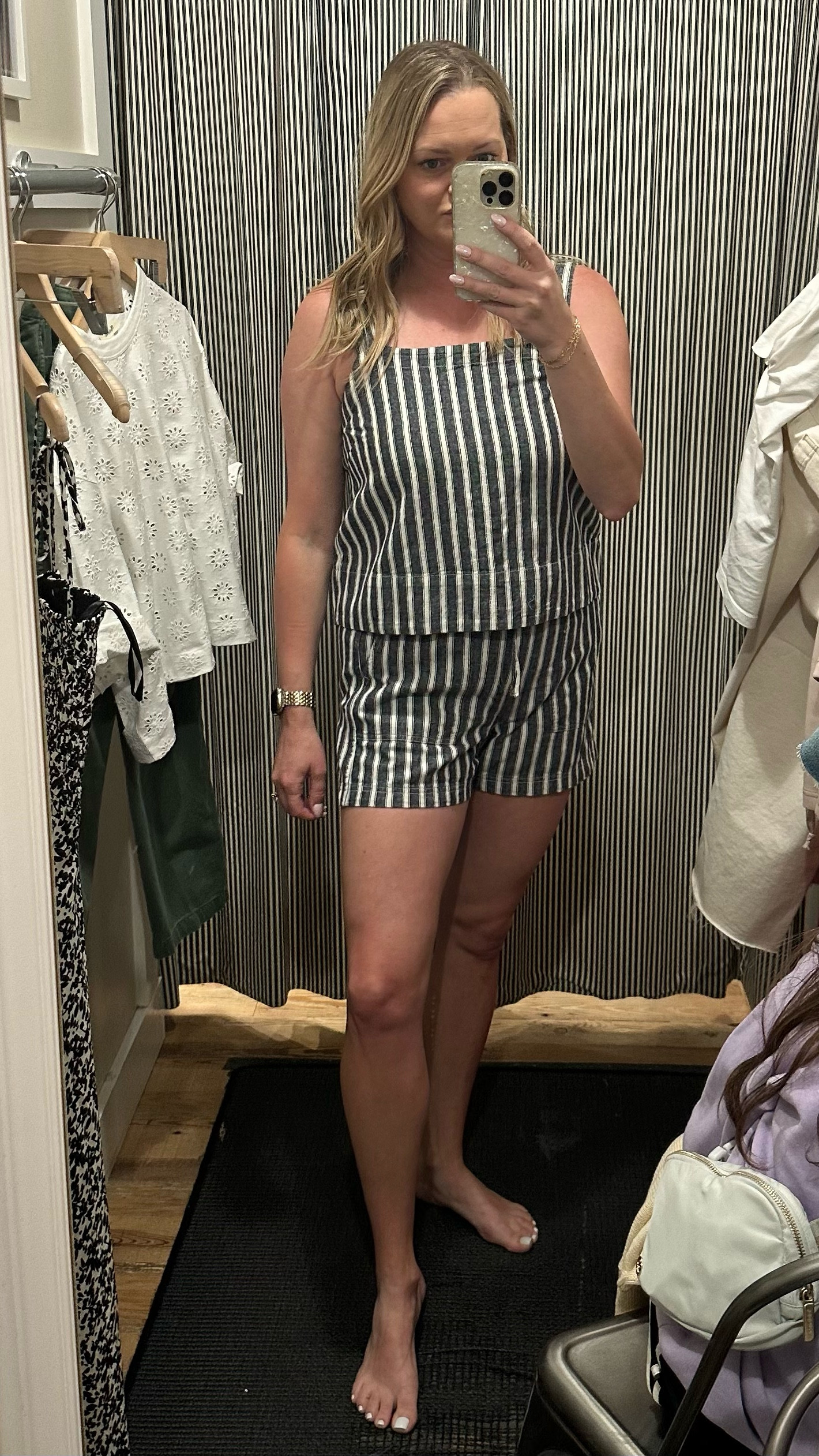 Striped sets are here for the summer! Love that this one can easily be mixed and matched with other basics in your closet!

#LTKxMadewell #LTKSaleAlert #LTKStyleTip