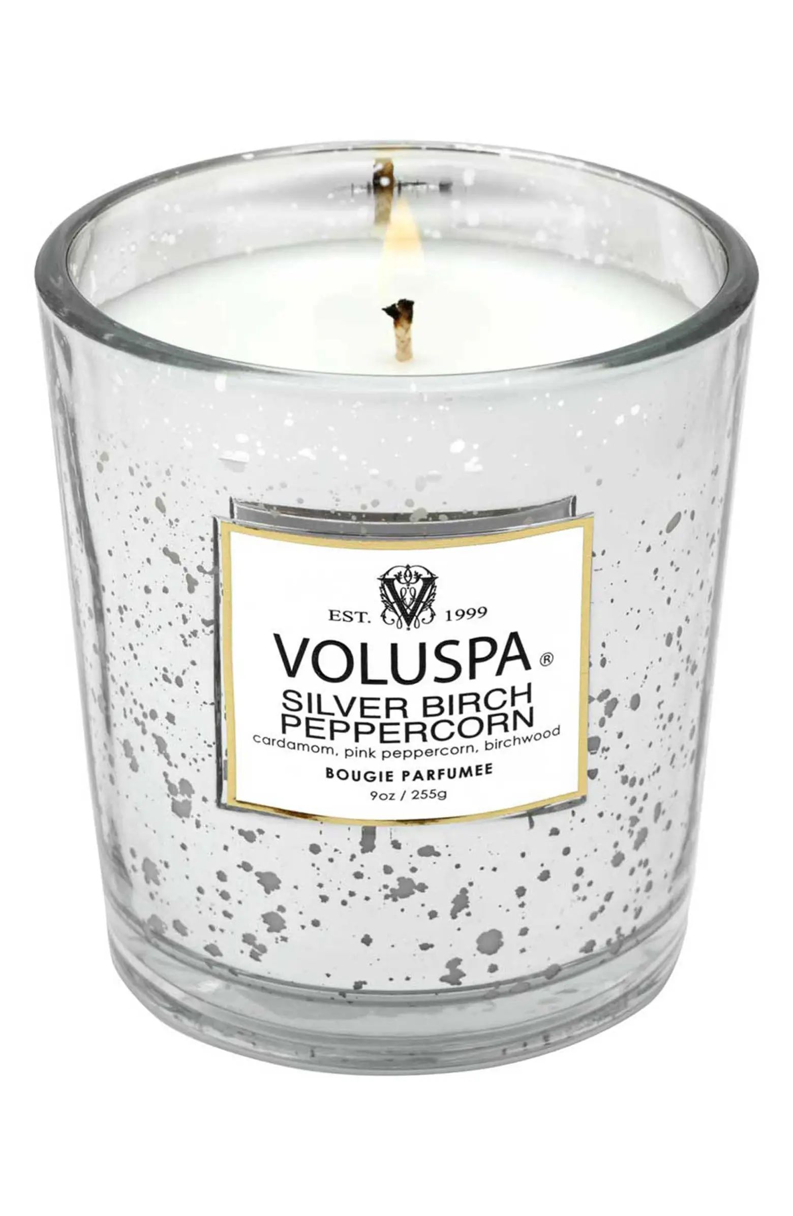 Voluspa Silver Birch & Peppercorn Classic Candle | Nordstrom | Nordstrom