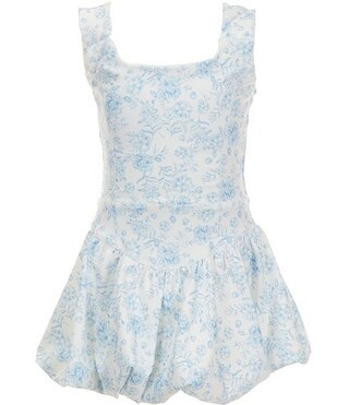 Big Girls Active Floral Print Sunday Bubble Dress | Dillard's