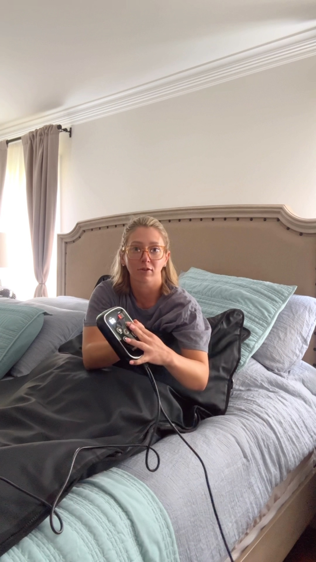 Let’s talk about the sauna blanket I’ve been sharing on stories for months! 🙌🏻💦 With my fitness/health journey the last 3 years (I can’t believe it’s been 3 years since I started —May 2021) I have heard amazing things about saunas! 🔥 BUT…. 1. I’m claustrophobic 😬 2. We don’t have room for a large free standing sauna 3. The price 👎🏻 —I saw the other more popular option shared across the 🖥️ but that one was still $600+ so I found this slightly more affordable option and it does not dissapoint! 🙌🏻😍 

⬇️⬇️⬇️
Benefits of Sauna: 
•Good for muscle recovery
•Good for brain health
•Great for flushing toxins out of your body
•Great for your skin
•Great for reducing inflammation 
•Relaxation
•Heart health

Sauna, fitness, home, home gym 

#LTKStyleTip #LTKFindsUnder100 #LTKFitness