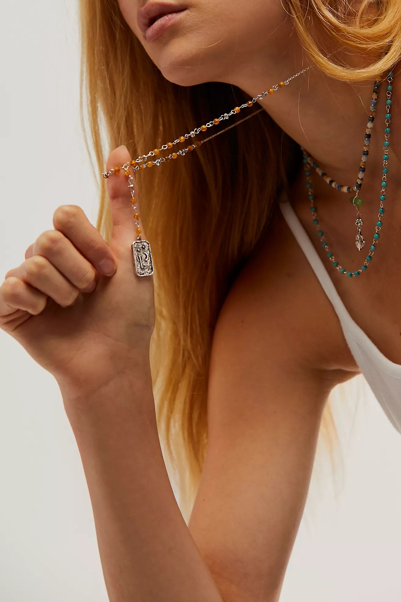 Valley Rosary Chain Necklace | Free People (Global - UK&FR Excluded)