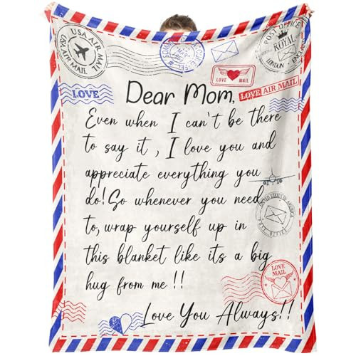 BXZWLK Gifts for Mom, Mom Birthday Gifts from Daughter Son, Mom Blanket, to My Mother Throw Blanket for Mothers Day Birthday Anniversary 60" x 50" | Amazon (US)