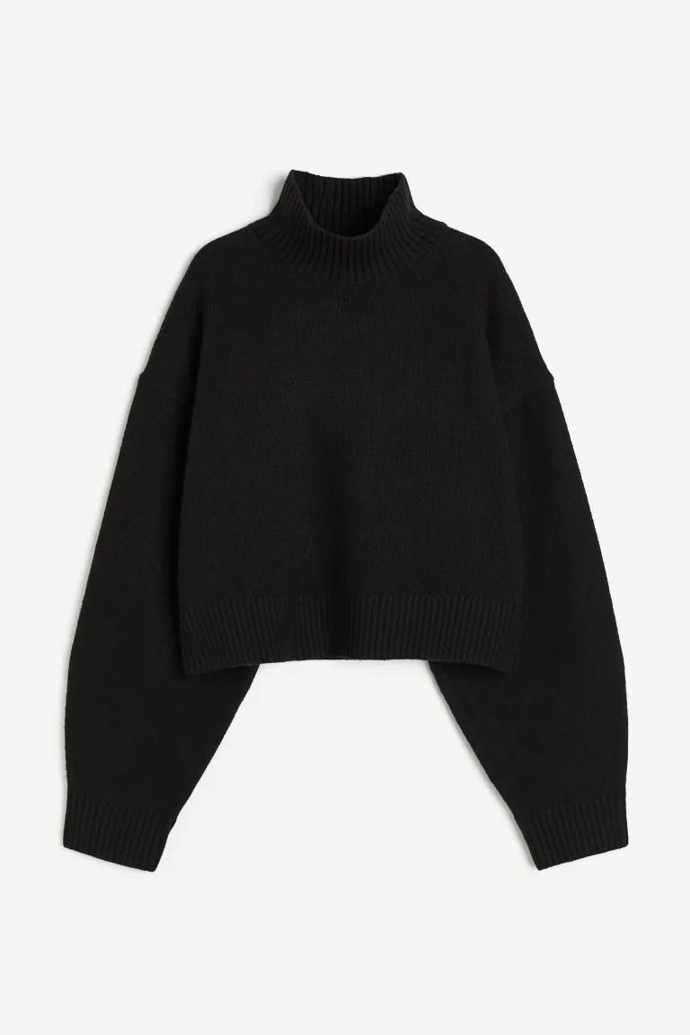 Oversized Mock-turtleneck Sweater | H&M (US + CA)
