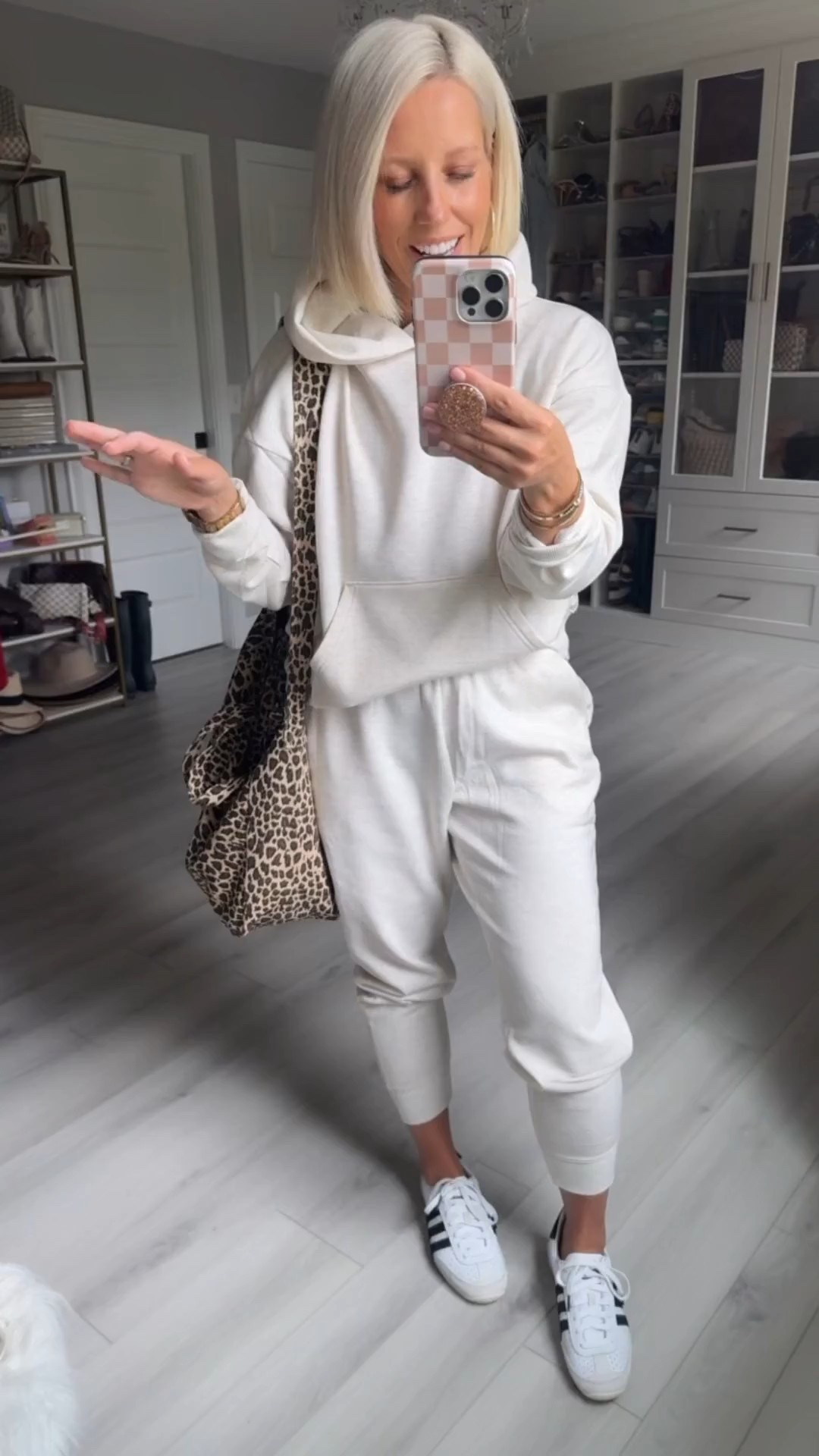 The SOFTEST hoodie and joggers!!!!!! On sale for $14 each!! Sized up to a medium in both for roomy fits!!! 

#LTKSaleAlert #LTKActive #LTKSeasonal