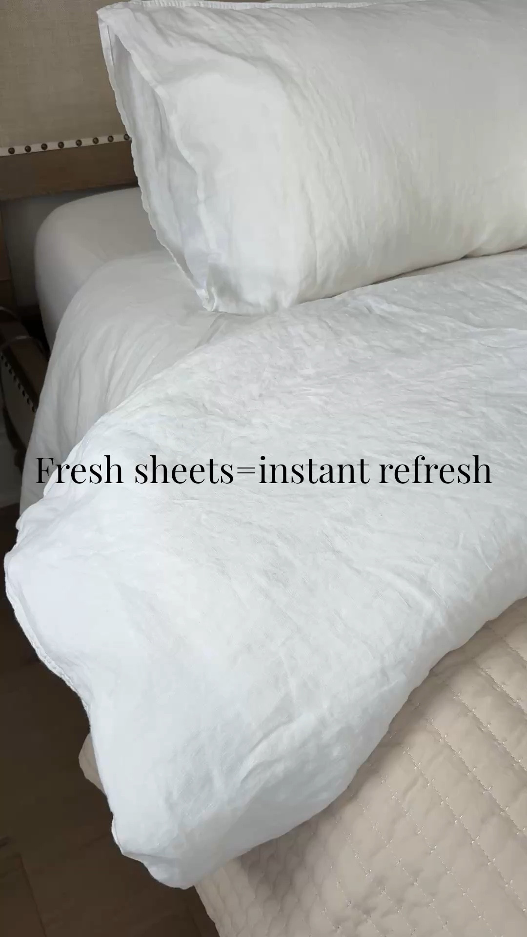 Fresh sheets = instant reset 🤍
I loved these sheets so much I bought them again for the kids’ beds too
Extra duvet with a luxurious linen cover = Pottety Barn look without the price tag 👀
I layer the second duvet for that full, cozy look — we fold it down at night 🤍
Some items are on sale!

#LTKcanada #LTKhome #LTKsale