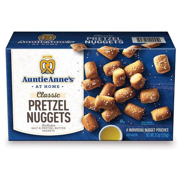 Auntie Anne's Classic Pretzel Frozen Nuggets - 4pk/9.7oz | Target