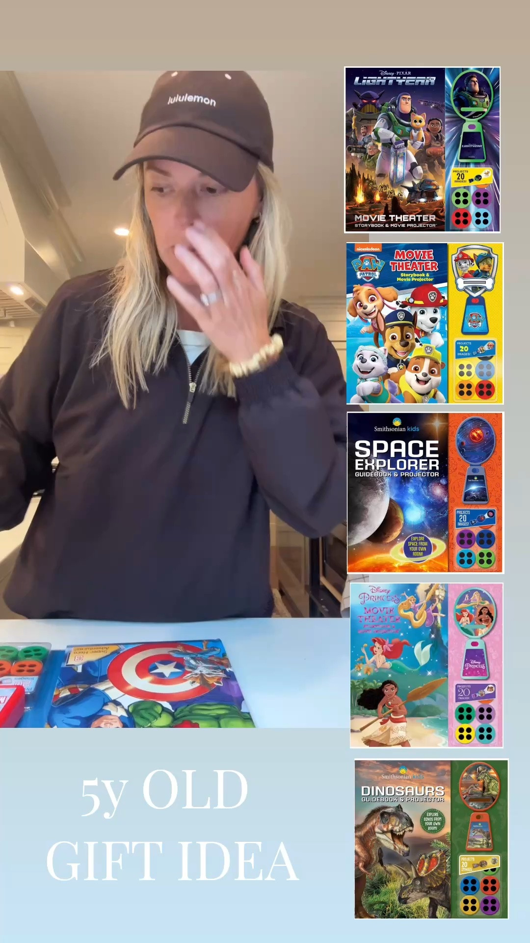 5y old gift idea! These movie theater books caught my eye, you read a story and project images onto the wall.

#LTKmomlife #LTKKids #LTKdayinmylife