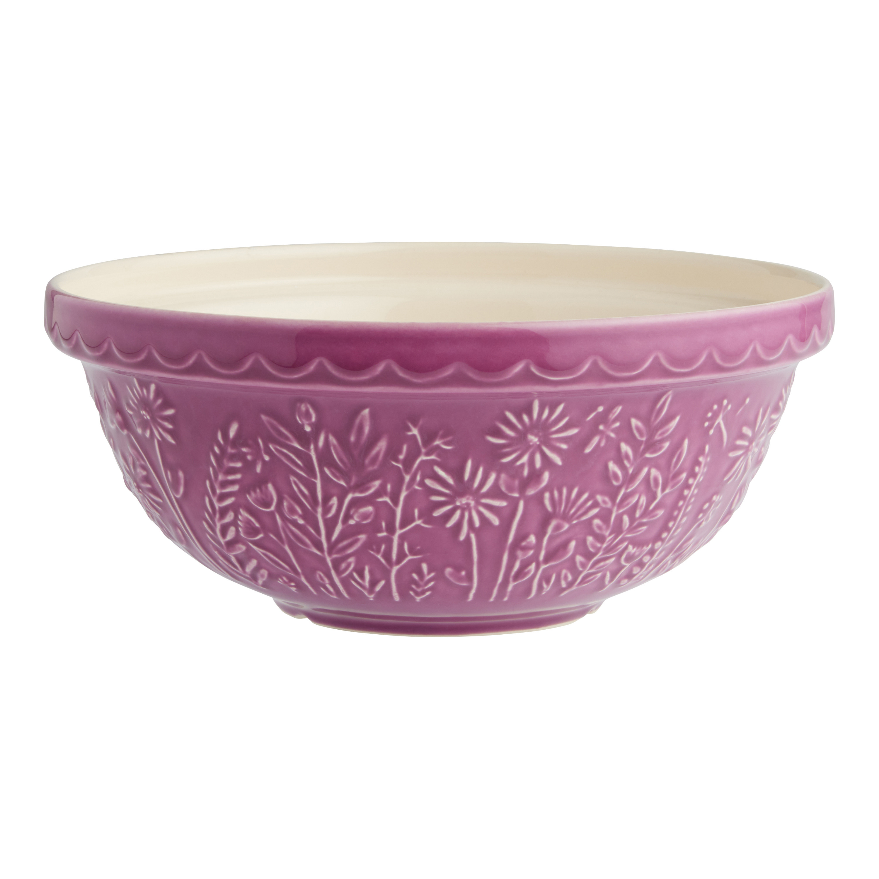 Mason Cash Medium Daisy In the Meadow Ceramic Mixing Bowl | World Market