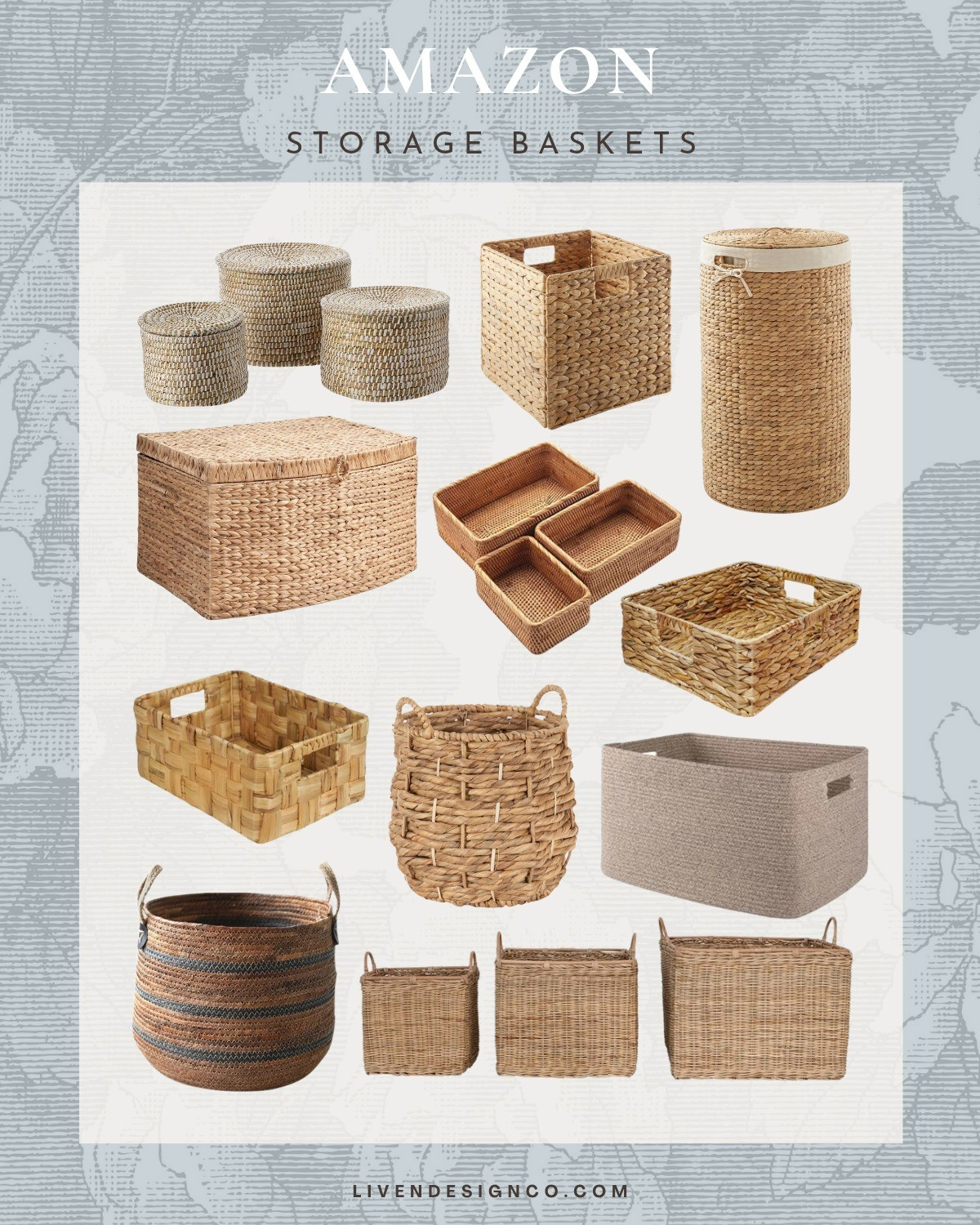 Amazon storage baskets. Home decor. Black Friday deals. 

#LTKCyberWeek #LTKHome #LTKSaleAlert