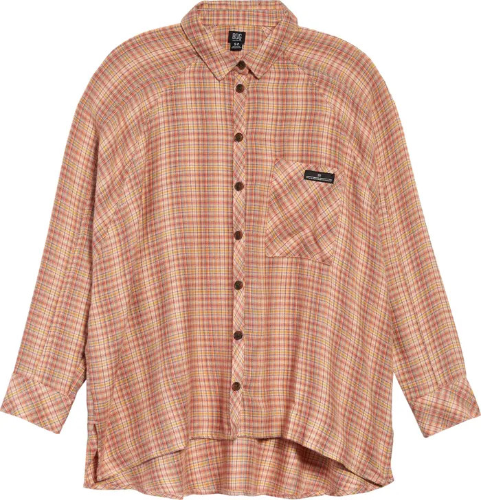 Brendan Plaid Flannel Button-Up Shirt | Nordstrom