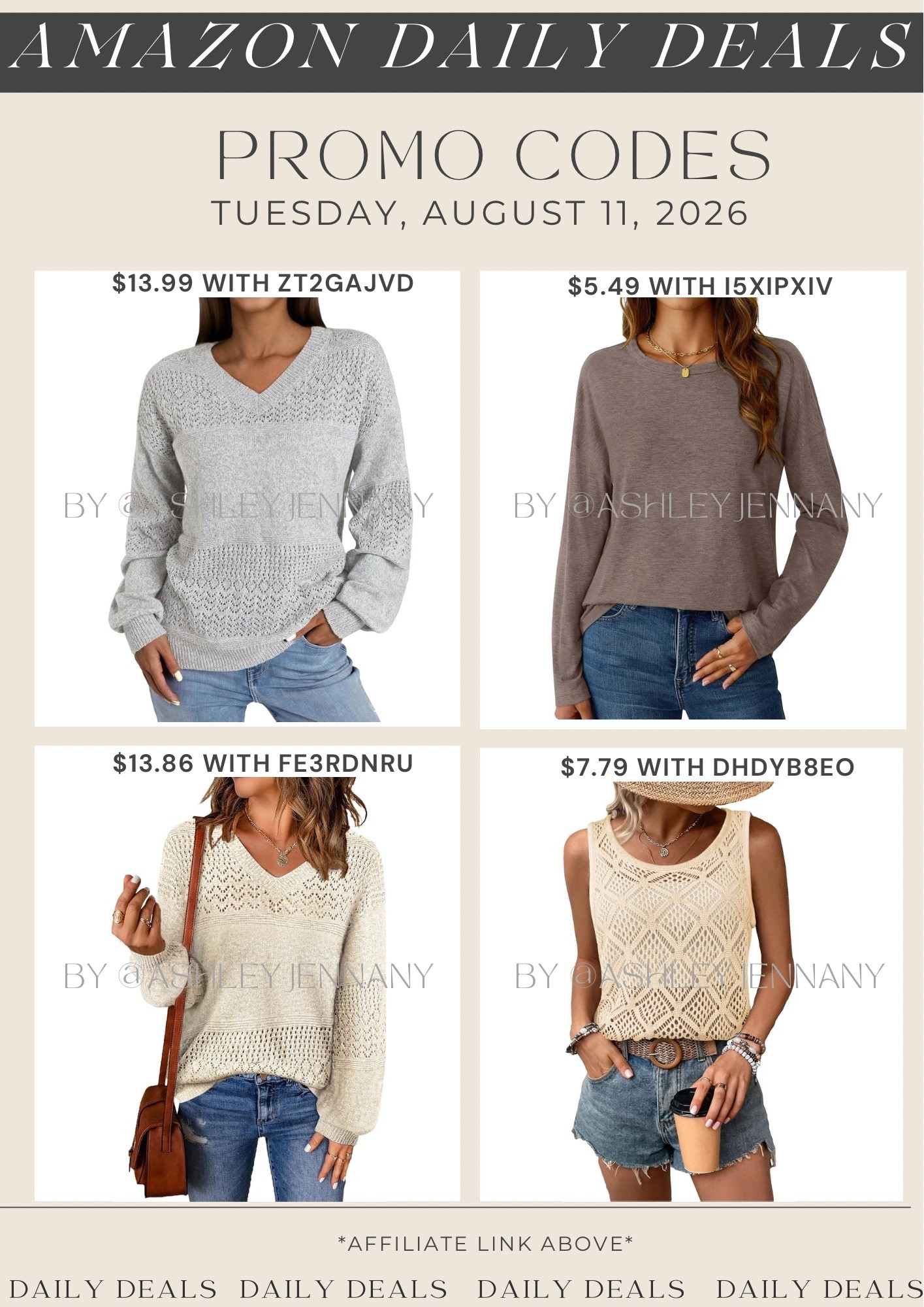 Amazon deals

#LTKSaleAlert #LTKMidsize #LTKSeasonal