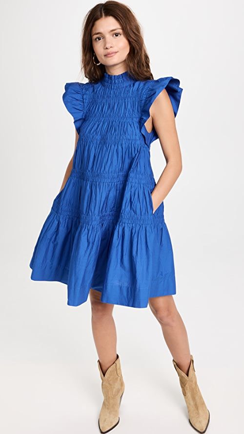 Sea Steph Cotton Flutter Sleeve Tunic Dress | SHOPBOP | Shopbop