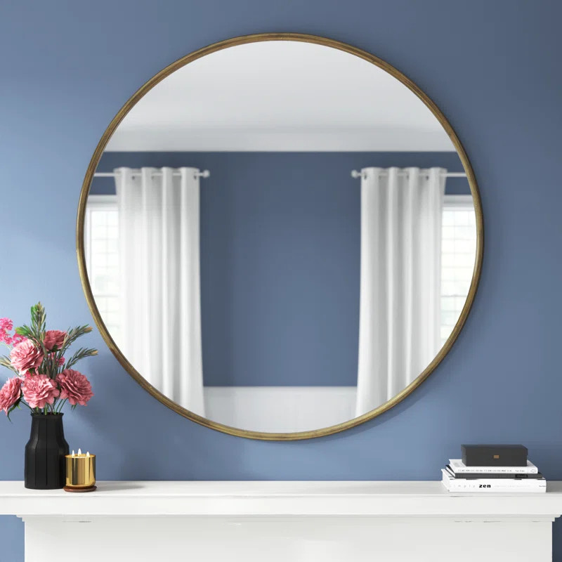Ashcraft Metal Round Wall Mirror | Wayfair North America