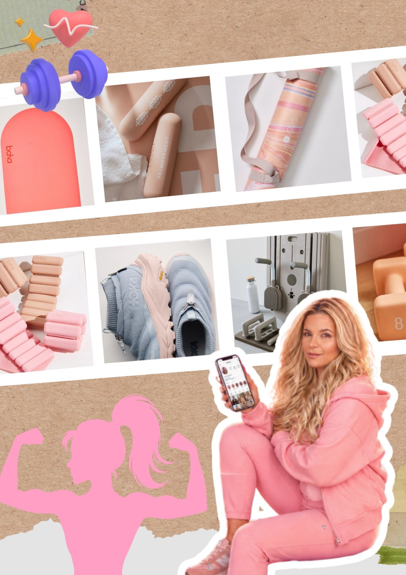 Pretty in pink & ready for a workout! 🩷 Clear mind, strong body, and the cutest aesthetic fitness gear to keep you motivated. Everything featured in this grid—from the Bala weights to my favorite pink lounge set and Hoka sneakers—is linked on my LTK! Tap the link in my bio to shop all my workout essentials. ✨💪🏼

Xoxo,
Ana Randall 💗

#LTKstyletip #LTKfitness #LTKgiftguide