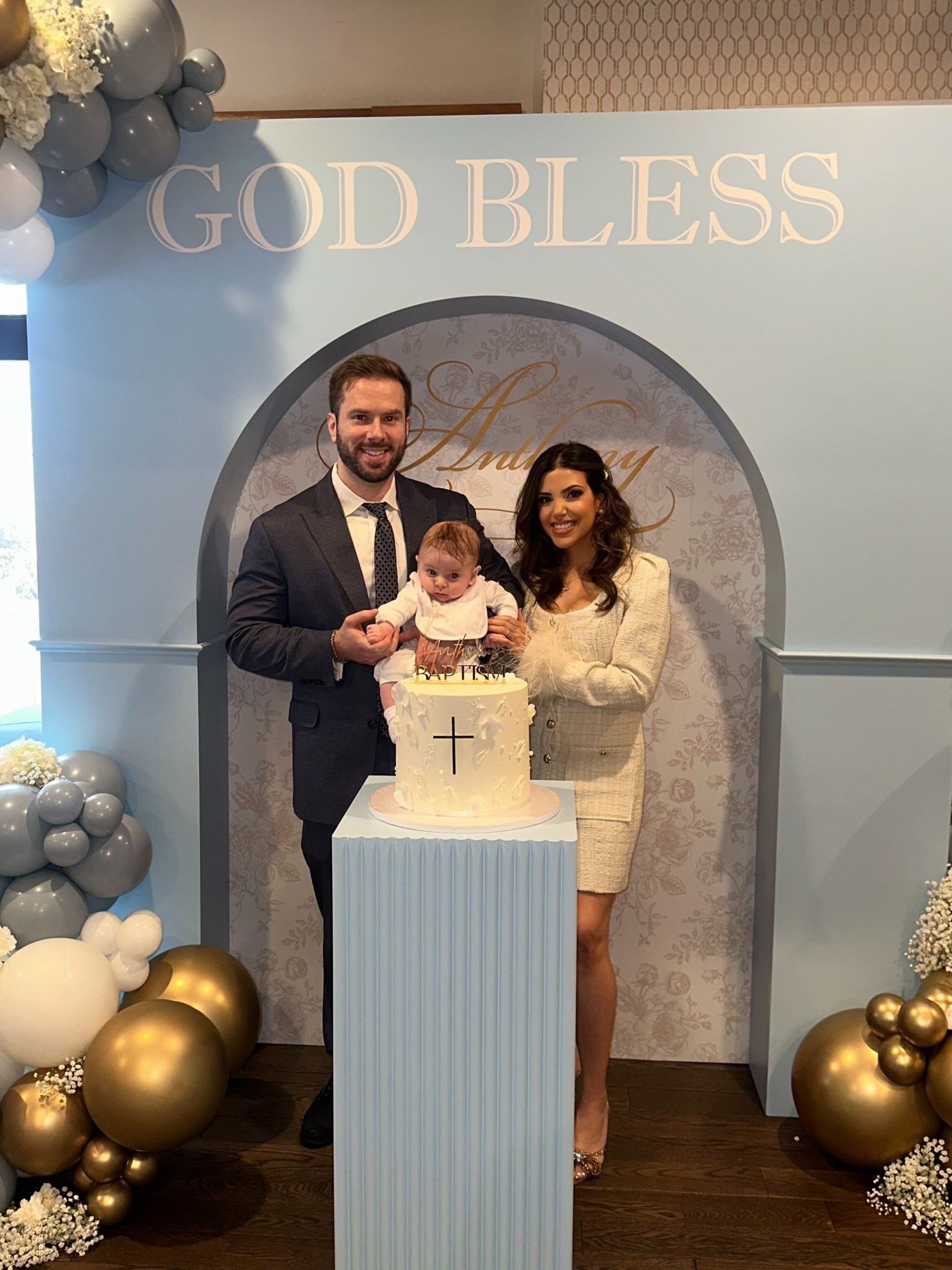 My sons baptism // baptism dress // baptism // tweed dress // white dress // cream dress 

#LTKParties #LTKBaby #LTKFamily