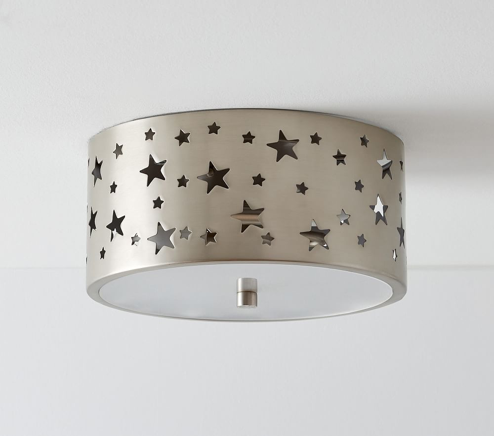 Metal Star Cutout Flush Mount (12") | Pottery Barn Kids