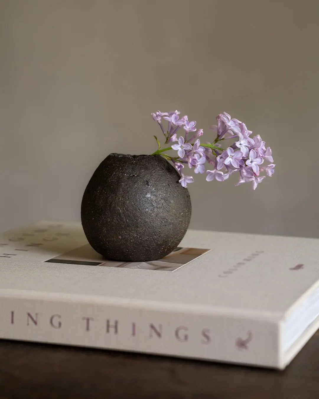 Handmade Ceramic Bud Vase | Fine Art, Wabi Sabi Vase, Black Vase, Brown Vase, Farmhouse Decor, Co... | Etsy (US)