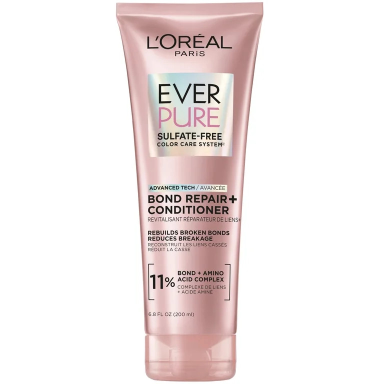 L'Oreal Paris EverPure Bond Repair Strengthening Conditioner with Citric Acid, 6.8 oz | Walmart (US)