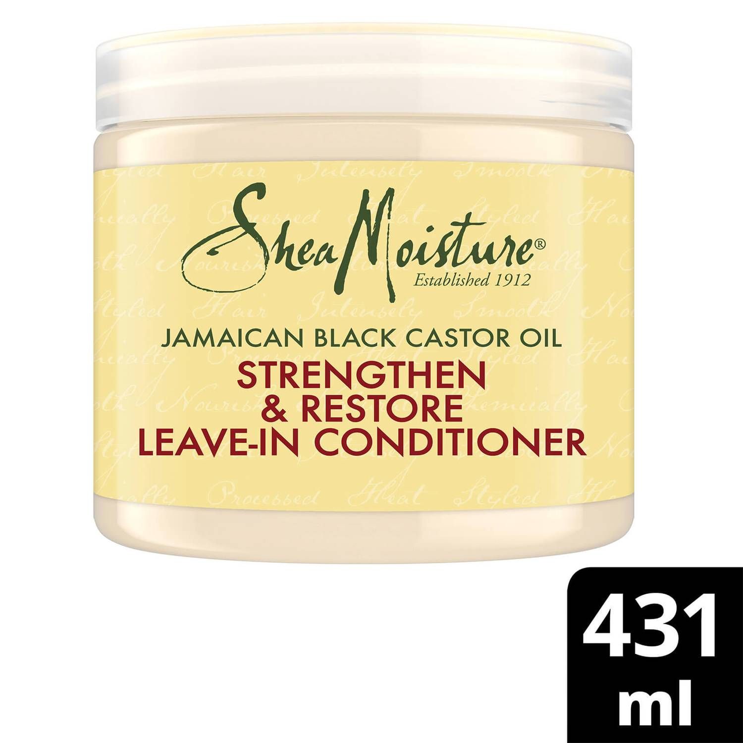 Shea Moisture Jamaican Black Castor Oil Strengthen, Grow & Restore Leave-In Conditioner 431ml | Look Fantastic (UK)