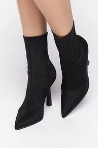 Pointed-Toe Stiletto Sock Booties | Forever 21 (US)