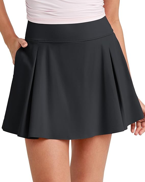 G4Free Women Tennis Skirts Athletic High Waisted Golf Skorts with 4 Pockets Inner Shorts for Pick... | Amazon (US)