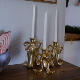 Bow Candlesticks Set of 3 | Antique Farm House