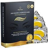 BrightJungle Under Eye Collagen Patch, 24K Gold Anti-Aging Mask, Pads for Puffy Eyes & Bags, Dark Ci | Amazon (US)
