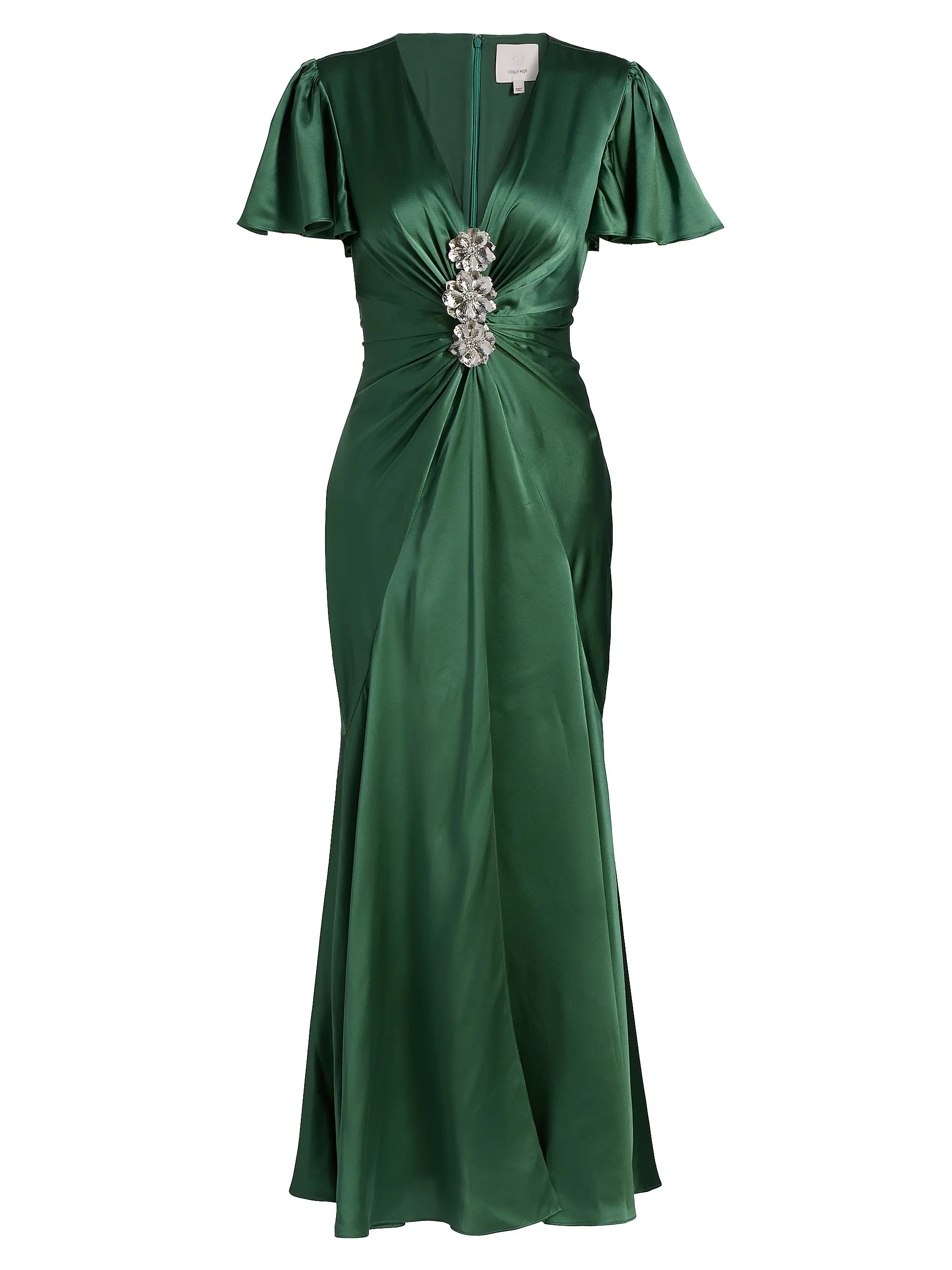 Kordyn Bias-Cut Midi-Dress | Saks Fifth Avenue