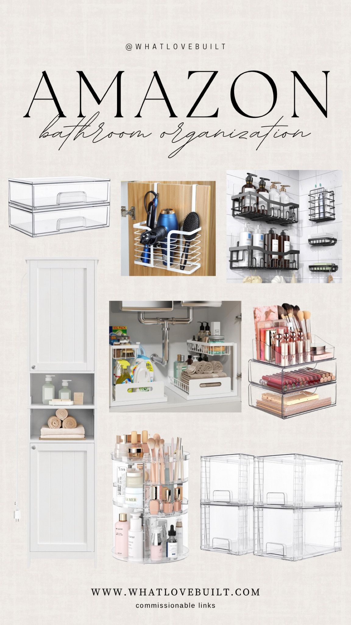 Amazon Bathroom Organization 🛁

#bathroom #storage #organize #organization #home #hair #makeup

#LTKFindsUnder50 #LTKStyleTip #LTKHome