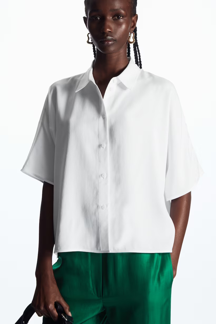 BOXY SHORT-SLEEVED BLOUSE | COS (AU)