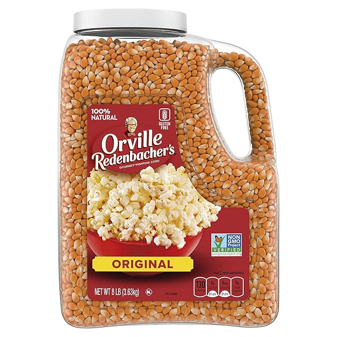 Orville Redenbacher's Original Gourmet Popping Corn Kernels, 8 lb. | Amazon (US)