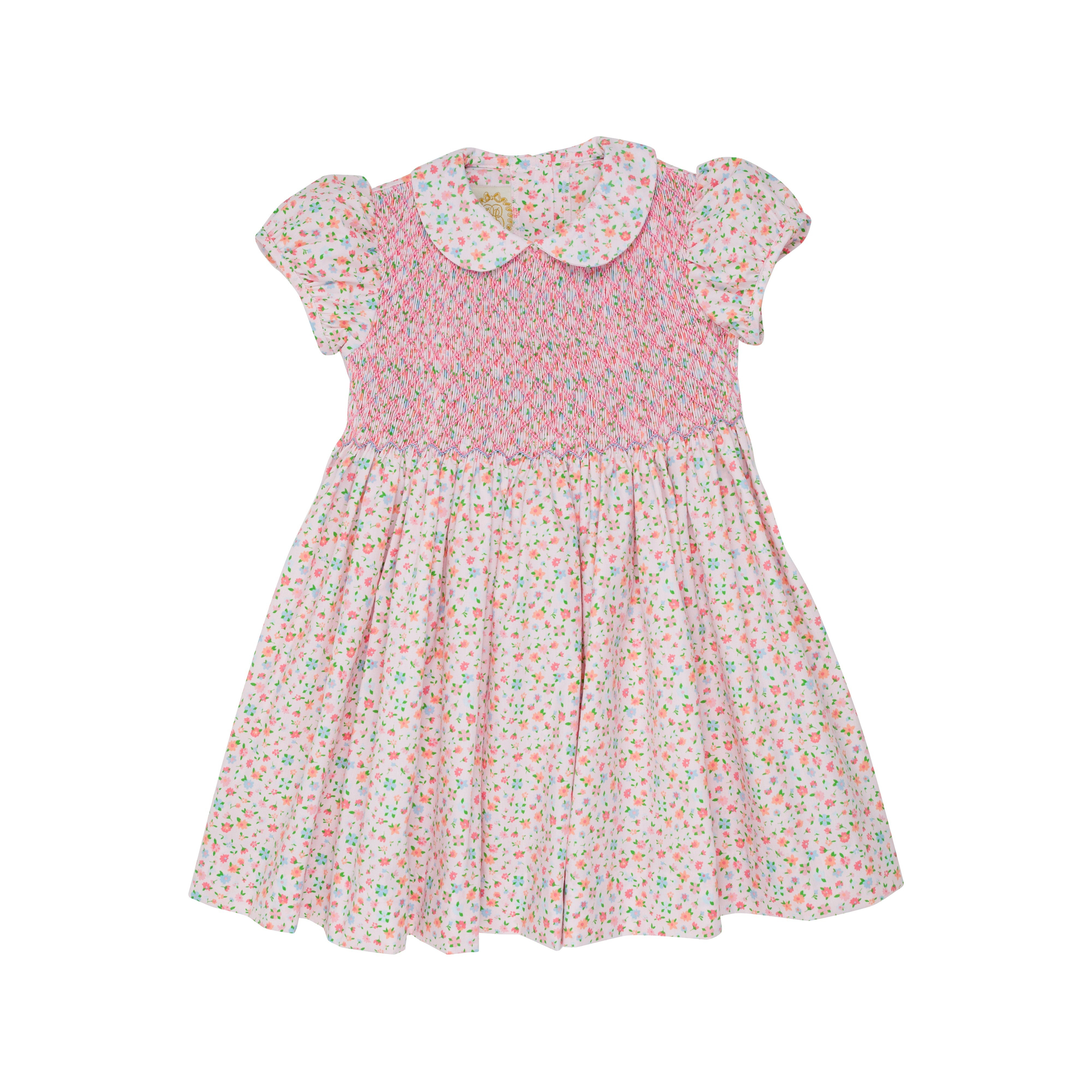 Dottie Hart Dress - Fall Fest Floral with Sandpearl Pink & Buckhead Blue | The Beaufort Bonnet Company